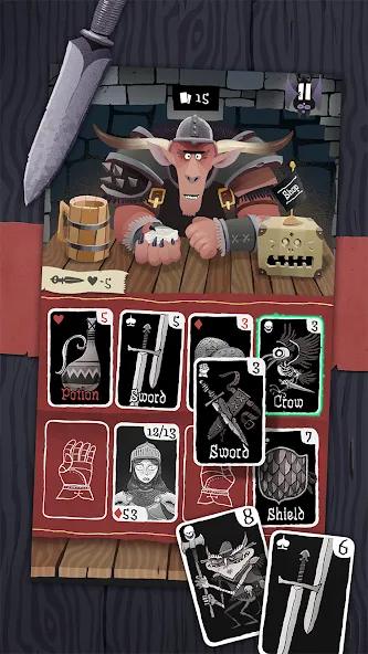 Card Crawl (Кард Кролл)  [МОД Много монет] Screenshot 1