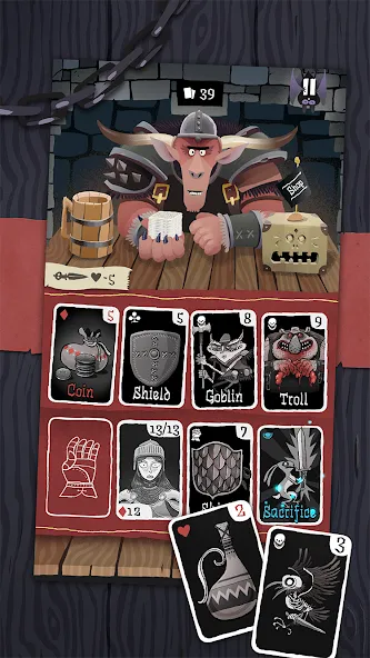 Card Crawl (Кард Кролл)  [МОД Много монет] Screenshot 3