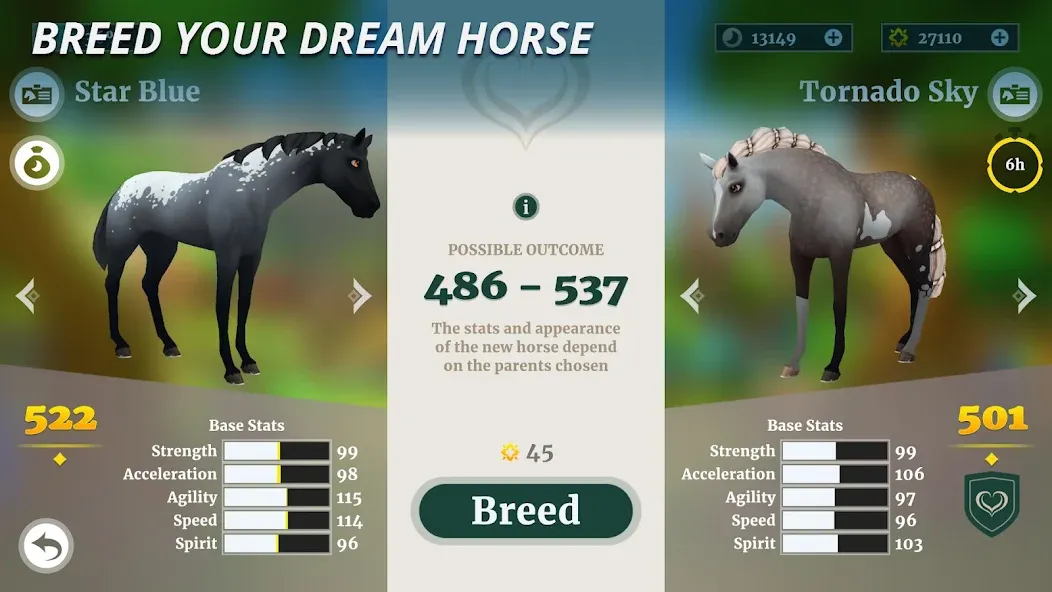 Wildshade: Fantasy Horse Races (Уайлдшейд)  [МОД Menu] Screenshot 2