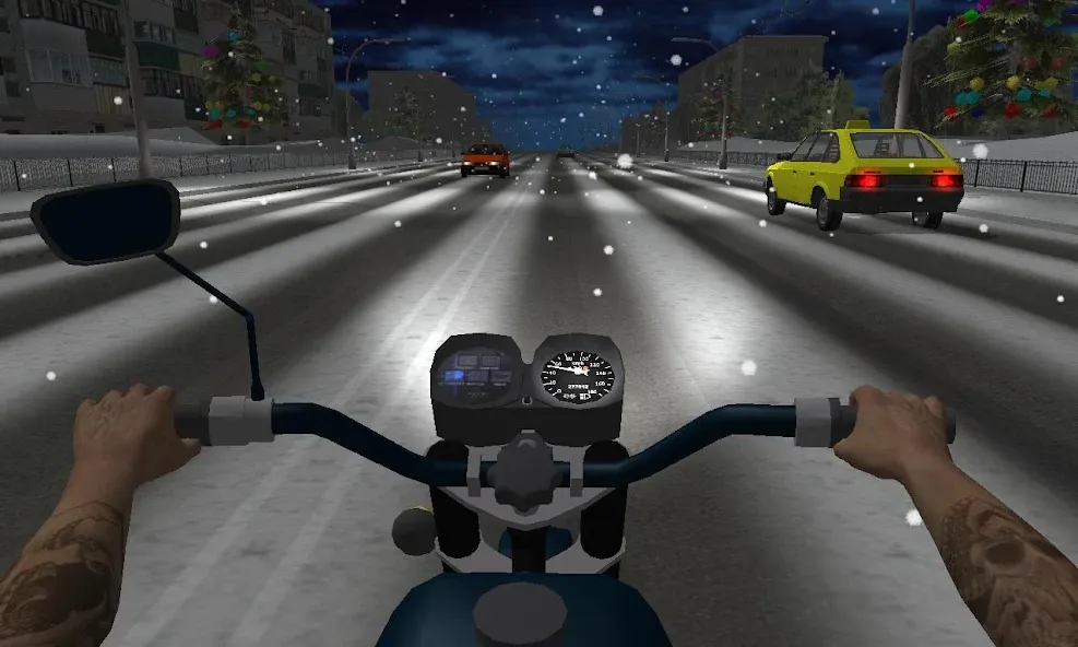 Russian Moto Traffic Rider 3D  [МОД Menu] Screenshot 5