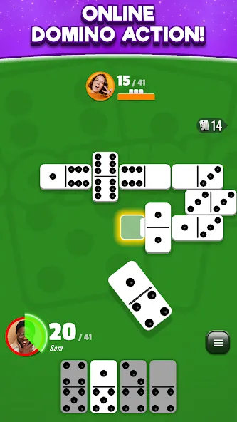 Domino Club: 1v1 Online Game (Домино Клуб)  [МОД Бесконечные монеты] Screenshot 1