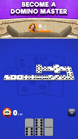 Domino Club: 1v1 Online Game (Домино Клуб)  [МОД Бесконечные монеты] Screenshot 5