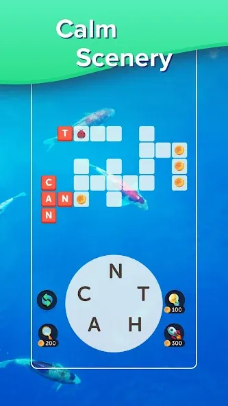 Puzzlescapes Word Search Games (Паззлскейпс Ворд Срч Геймс)  [МОД Меню] Screenshot 4