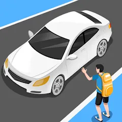 Взломанная Pick Me Up 3D: Taxi Game (Пик Ми Ап 3Д)  [МОД Бесконечные деньги] - полная версия apk на Андроид