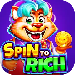 Взломанная Spin To Rich - Vegas Slots (Спин Ту Рич)  [МОД Бесконечные монеты] - последняя версия apk на Андроид