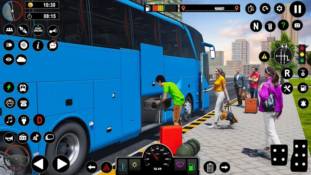 Coach Bus Games: Bus Simulator (Коуч Бас Геймс)  [МОД Бесконечные монеты] Screenshot 4