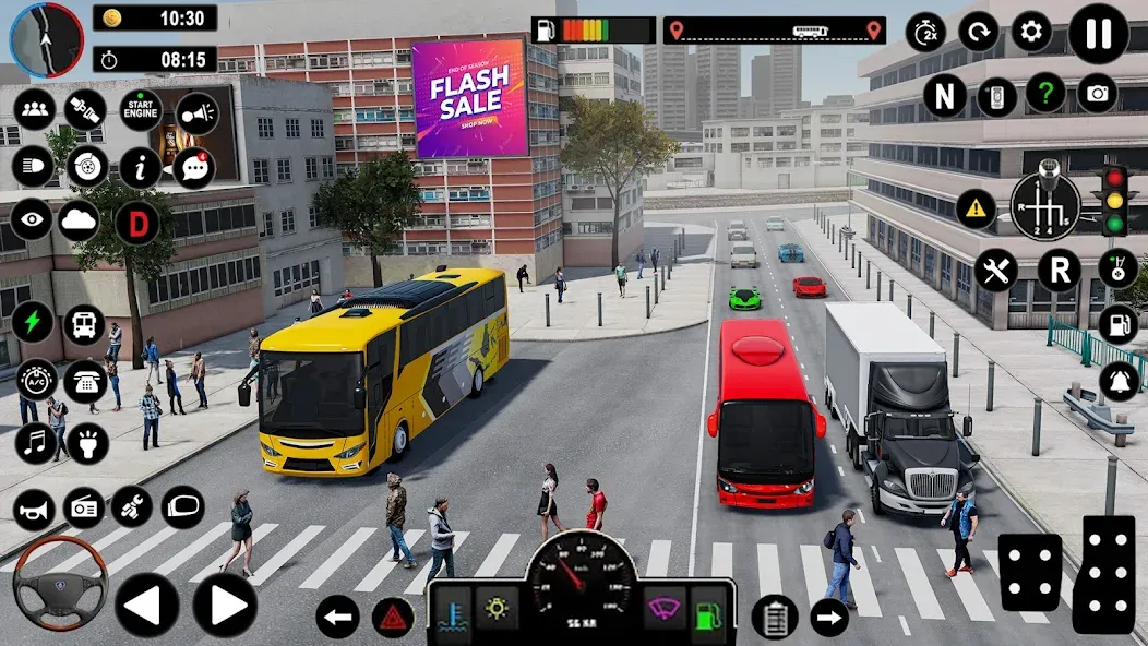 Coach Bus Games: Bus Simulator (Коуч Бас Геймс)  [МОД Бесконечные монеты] Screenshot 5