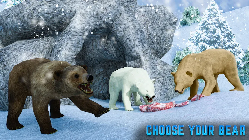 Polar Bear Family Survival  [МОД Mega Pack] Screenshot 2