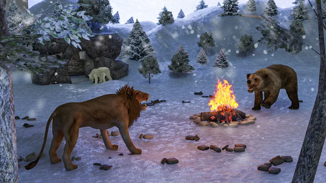 Polar Bear Family Survival  [МОД Mega Pack] Screenshot 3