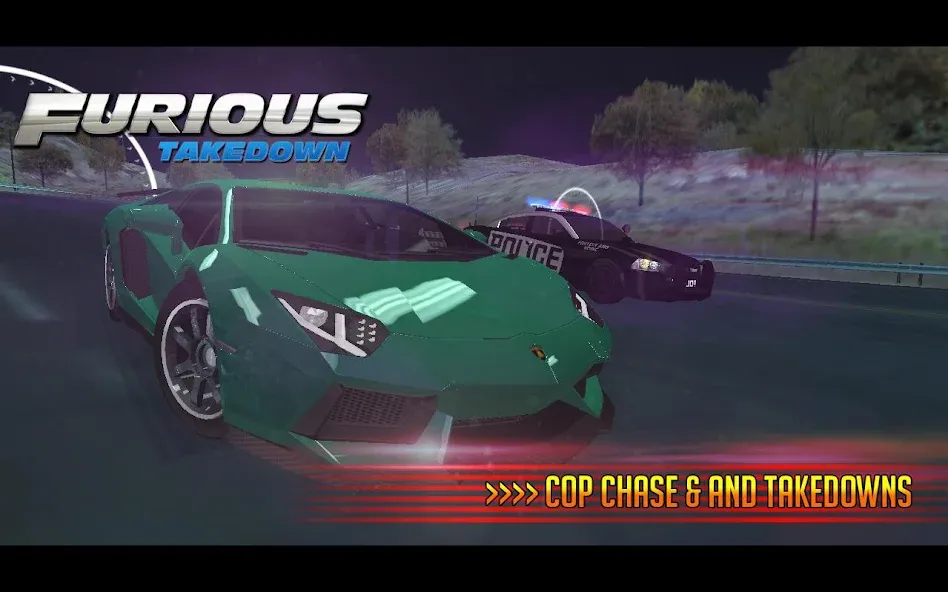 Furious: Takedown Racing (Фьюриъс)  [МОД Бесконечные монеты] Screenshot 3