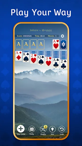 Solitaire: Classic Card Games  [МОД Unlimited Money] Screenshot 5