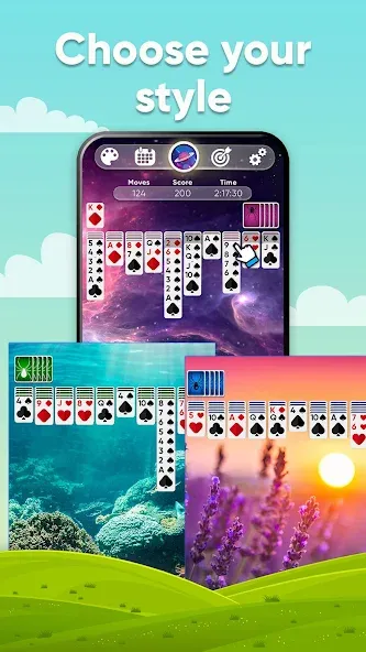 Spider Solitaire (Спайдер Солитер)  [МОД Menu] Screenshot 3