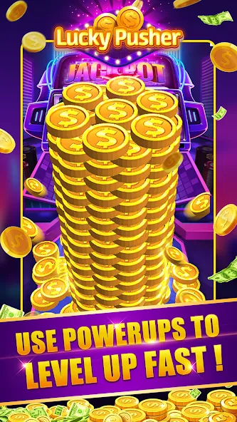 Lucky Cash Pusher Coin Games (Лаки Кэш Пушер Коин Геймс)  [МОД Много денег] Screenshot 1