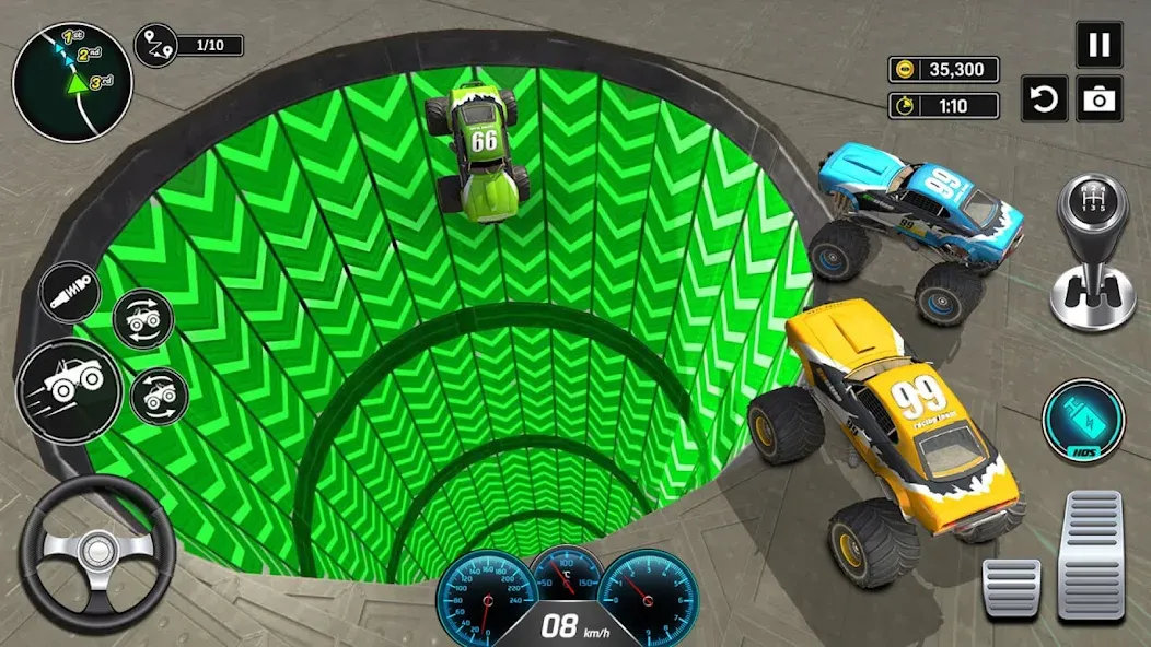 Monster Truck Games- Car Games  [МОД Бесконечные монеты] Screenshot 5