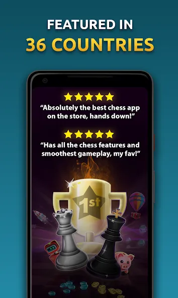 Chess Stars Multiplayer Online (Чесс Старс)  [МОД Все открыто] Screenshot 1