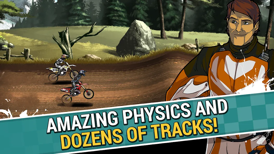 Mad Skills Motocross 2 (Мад Скилс Мотокросс 2)  [МОД Unlocked] Screenshot 1