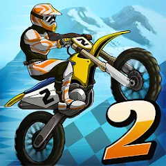 Скачать взломанную Mad Skills Motocross 2 (Мад Скилс Мотокросс 2)  [МОД Unlocked] - последняя версия apk на Андроид