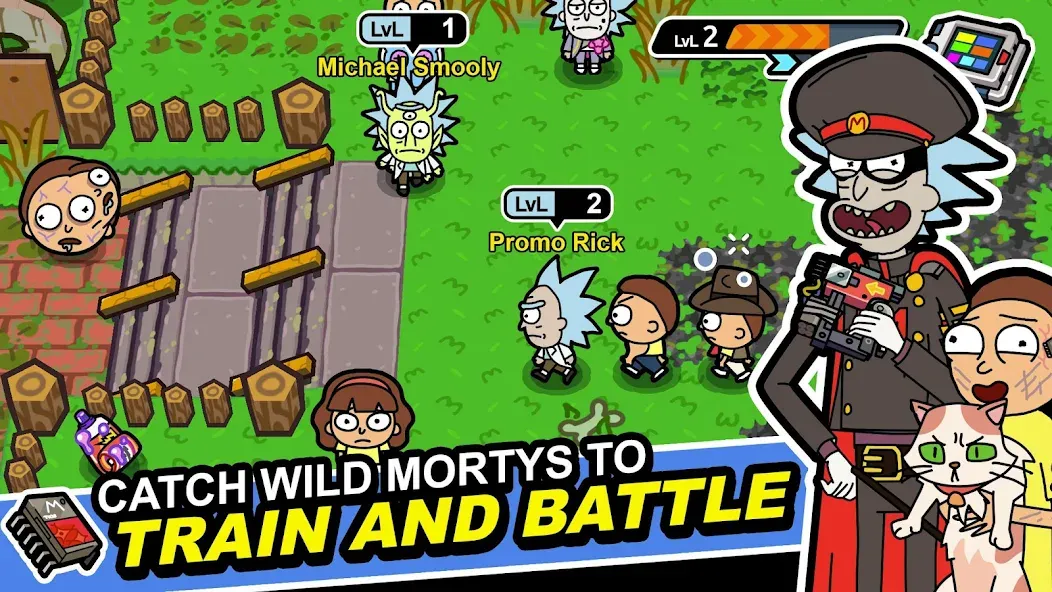 Rick and Morty: Pocket Mortys (Покет Мортис)  [МОД Бесконечные монеты] Screenshot 1