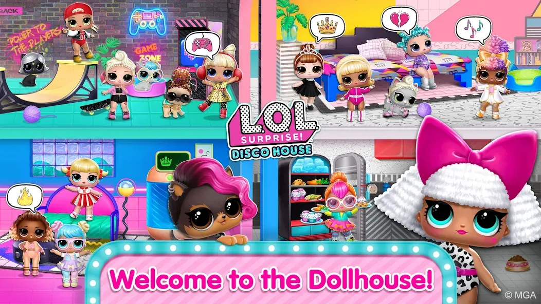 L.O.L. Surprise! Disco House  [МОД Много монет] Screenshot 2