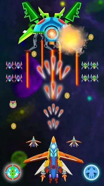 Galaxy Shooting: Alien Attack (Гэлэкси Шутинг)  [МОД Много денег] Screenshot 4