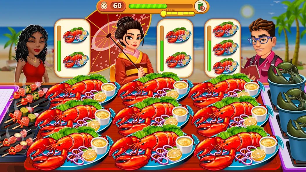 Cooking Max: Restaurant Games (Кукинг Макс)  [МОД Бесконечные деньги] Screenshot 2