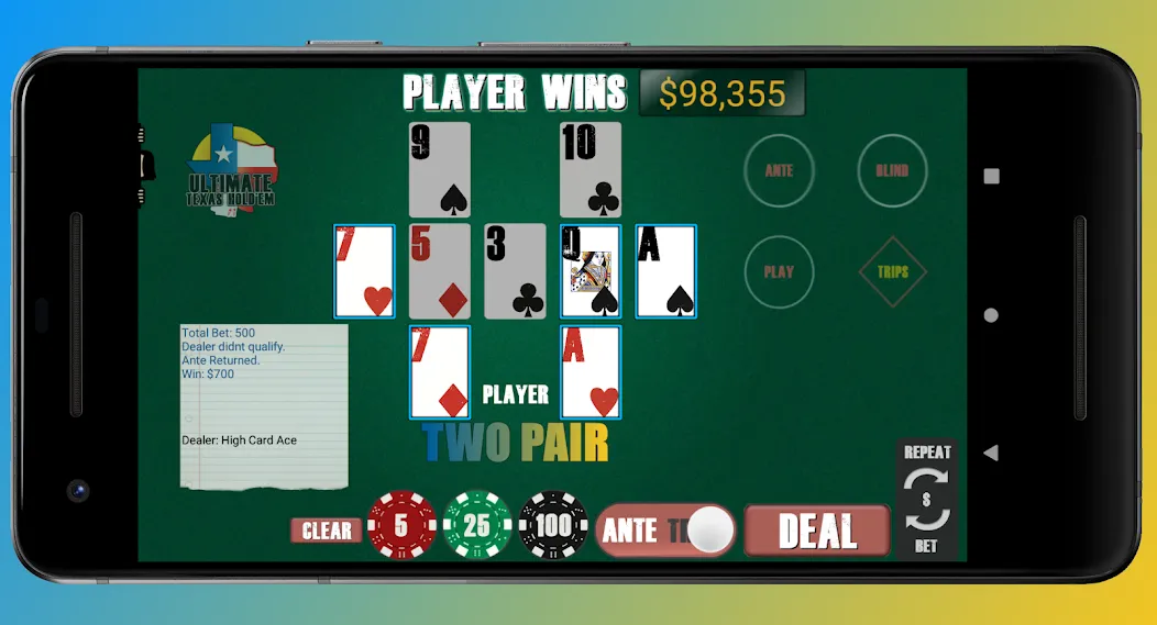 Texas Ultimate Holdem (Техасский Ультимейт Холдем)  [МОД Бесконечные монеты] Screenshot 1