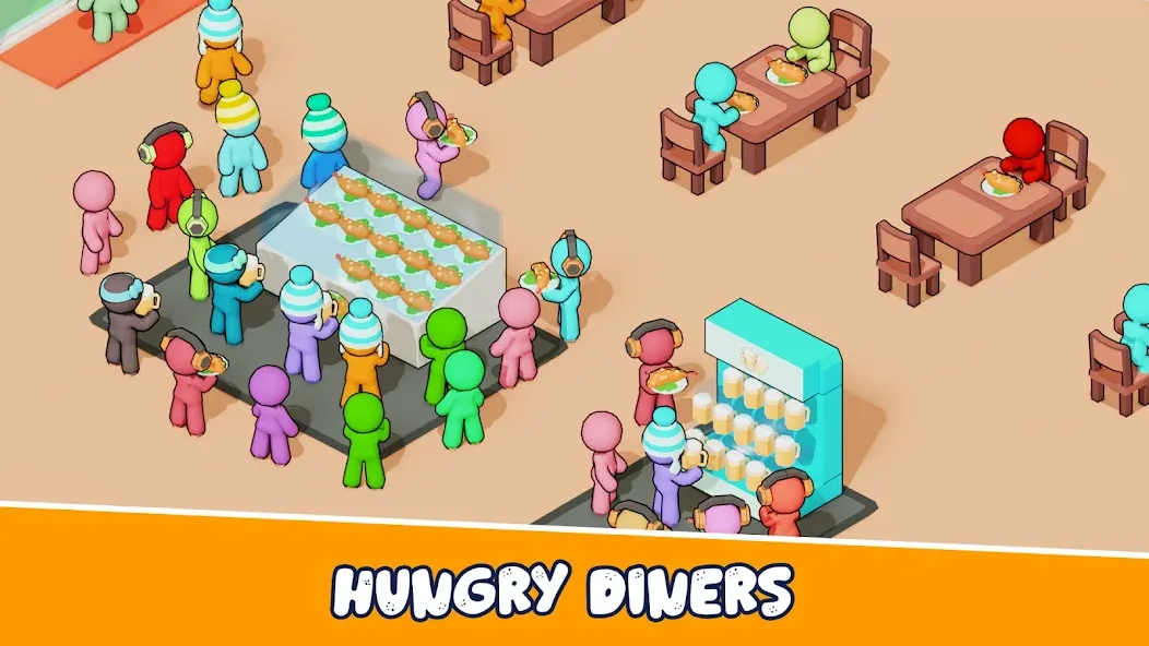 Kitchen Fever: Food Tycoon (Китчен Фивер)  [МОД Бесконечные монеты] Screenshot 2