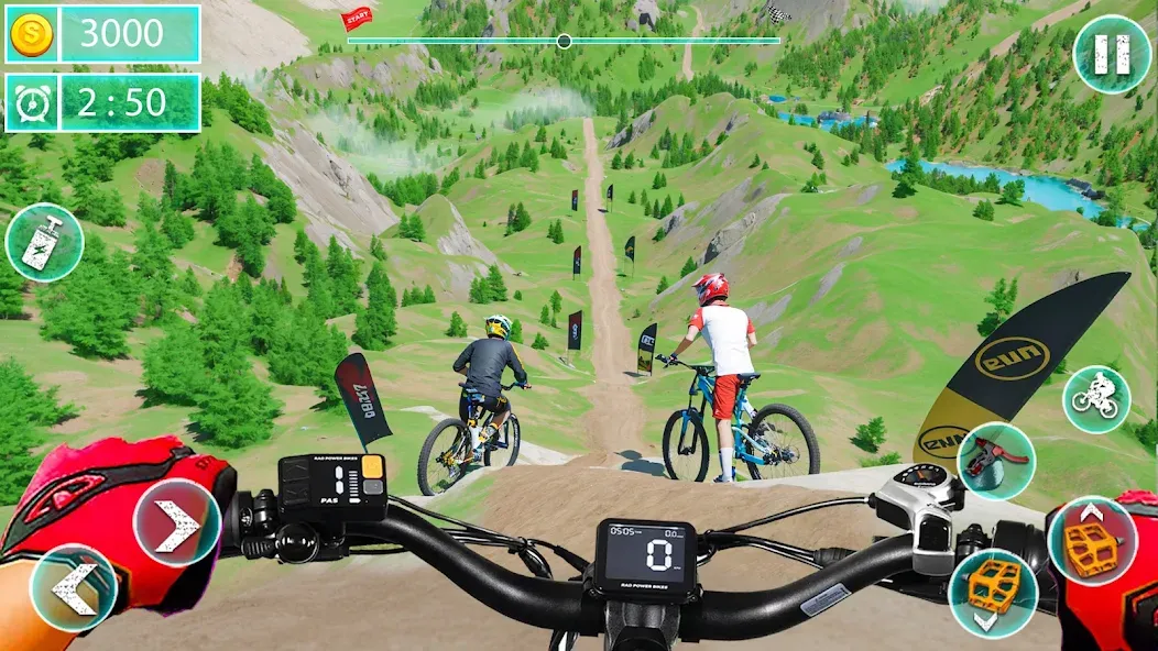 MTB Downhill: BMX Racer  [МОД Unlimited Money] Screenshot 3