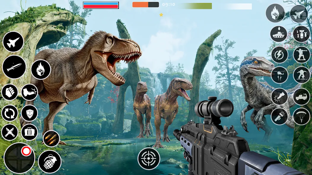 Wild Dino Hunting: Zoo Hunter (Дино Хантер)  [МОД Бесконечные деньги] Screenshot 4