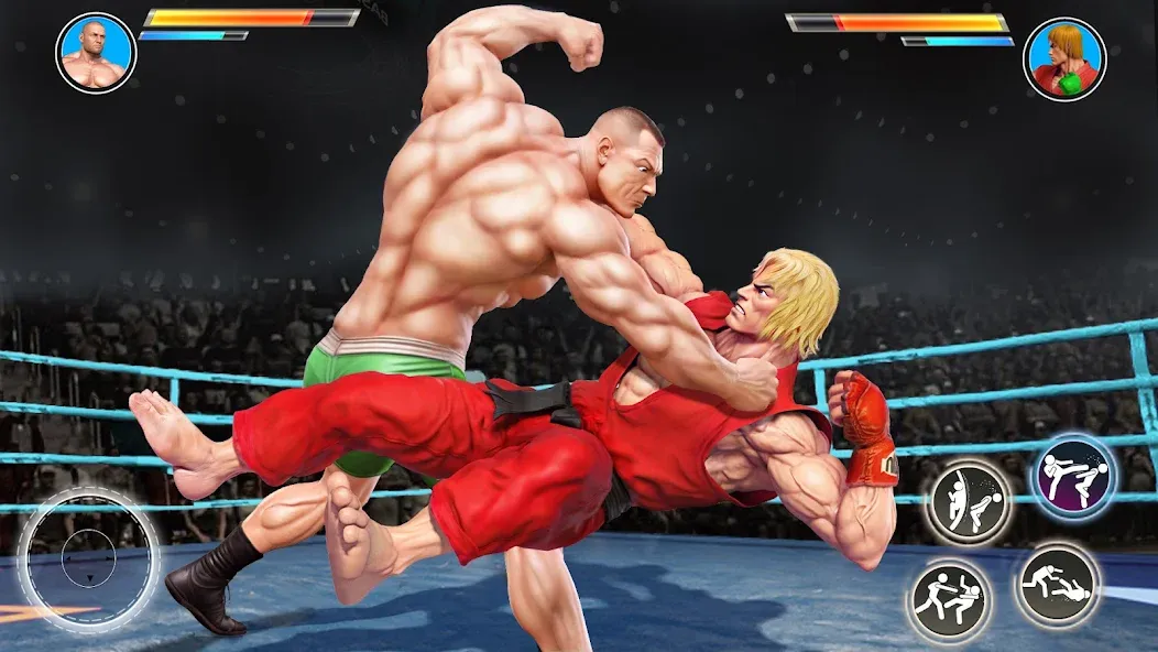 Kung Fu Heros: Fighting Game (упергеройский файтинг Кунгфуигры)  [МОД Unlocked] Screenshot 2