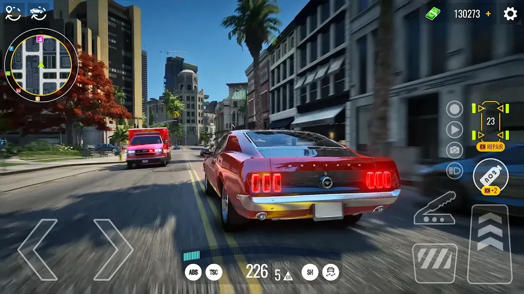 Driving Real Race City 3D (Драйвинг Реал Рейс Сити 3Д)  [МОД Много монет] Screenshot 2