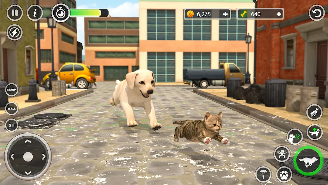 Dog Simulator Pet Dog Games 3D  [МОД Бесконечные деньги] Screenshot 4