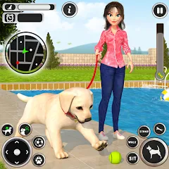 Взлом Dog Simulator Pet Dog Games 3D  [МОД Бесконечные деньги] - полная версия apk на Андроид