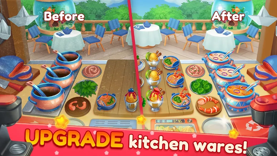 Cooking Artist: Kitchen Game (Кукинг Артист)  [МОД Бесконечные деньги] Screenshot 2