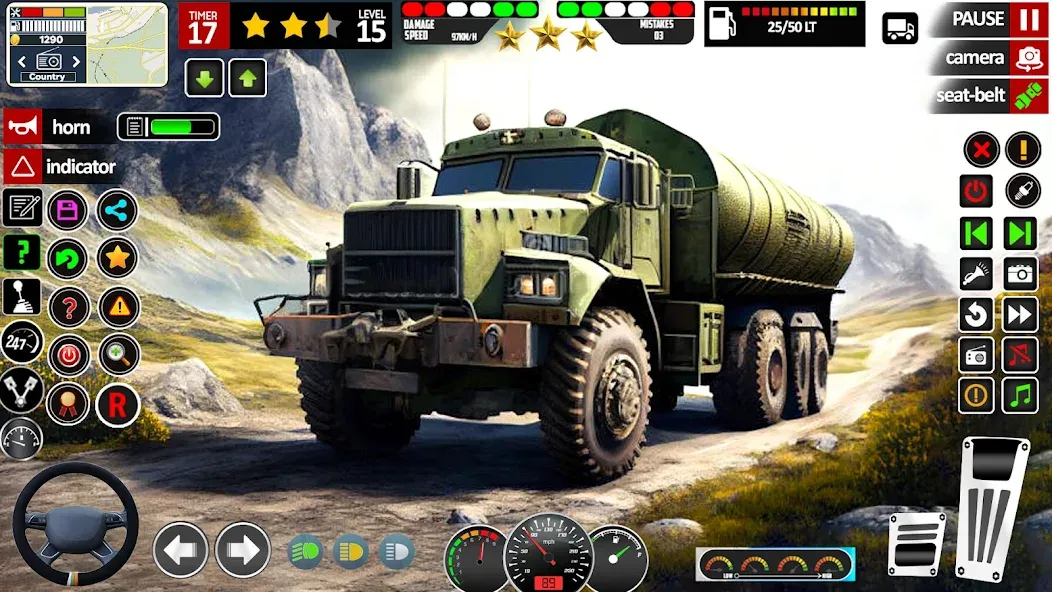 Army Truck Transport Game 2023  [МОД Много денег] Screenshot 1