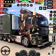 Взломанная Army Truck Transport Game 2023  [МОД Много денег] - последняя версия apk на Андроид