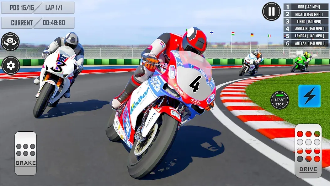 3D Bike Racing Games Offline  [МОД Бесконечные деньги] Screenshot 1