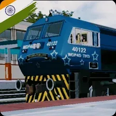 Взлом Indian Railway Simulator (Индийский железнодорожный симулятор)  [МОД Бесконечные монеты] - полная версия apk на Андроид