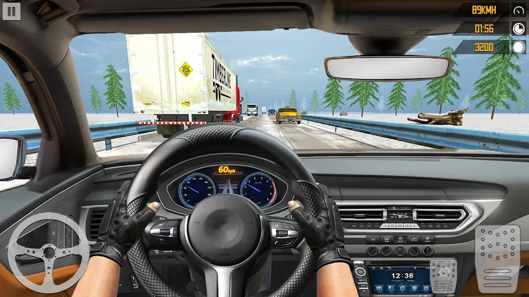 VR Traffic Racing In Car Drive (ВР Трафик Гонки на Автомобиле Вождения)  [МОД Много денег] Screenshot 5