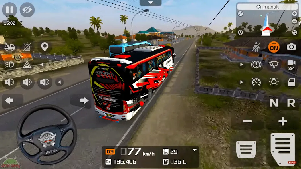 Coach Tourist Bus City Driving  [МОД Меню] Screenshot 1