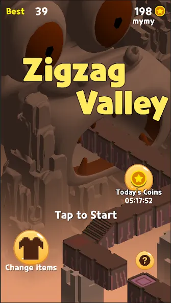 Zigzag Valley,Endless game  [МОД Бесконечные деньги] Screenshot 1