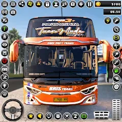 Скачать взломанную Euro Bus Simulator - Bus Games  [МОД Все открыто] - последняя версия apk на Андроид