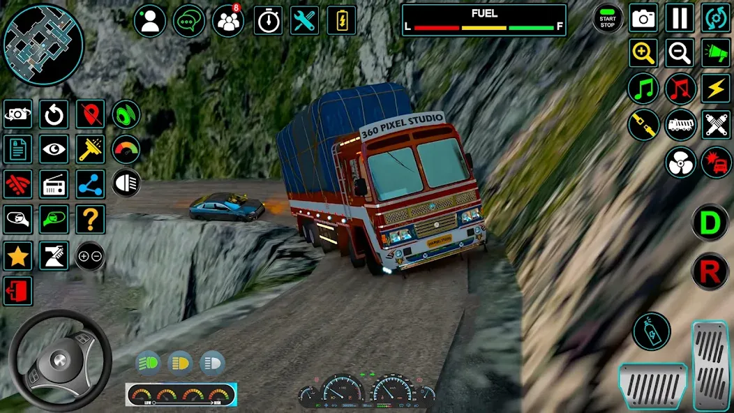 Indian Truck Offroad Cargo Sim (Индийский грузовик   )  [МОД Много денег] Screenshot 1