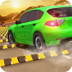 Скачать взломанную Car Crash Speed Bump Car Games  [МОД Unlimited Money] - последняя версия apk на Андроид