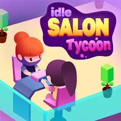 Скачать взломанную Idle Beauty Salon Tycoon (Айдл Бьюти Салон Тайкун)  [МОД Unlocked] - стабильная версия apk на Андроид