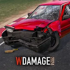 Скачать взломанную WDAMAGE: Car Crash (ВДАМАГЕ)  [МОД Unlocked] - стабильная версия apk на Андроид