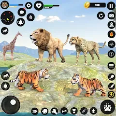 Взломанная Tiger Simulator Animal Games (Тигровый симулятор  игры с животными)  [МОД Бесконечные деньги] - полная версия apk на Андроид