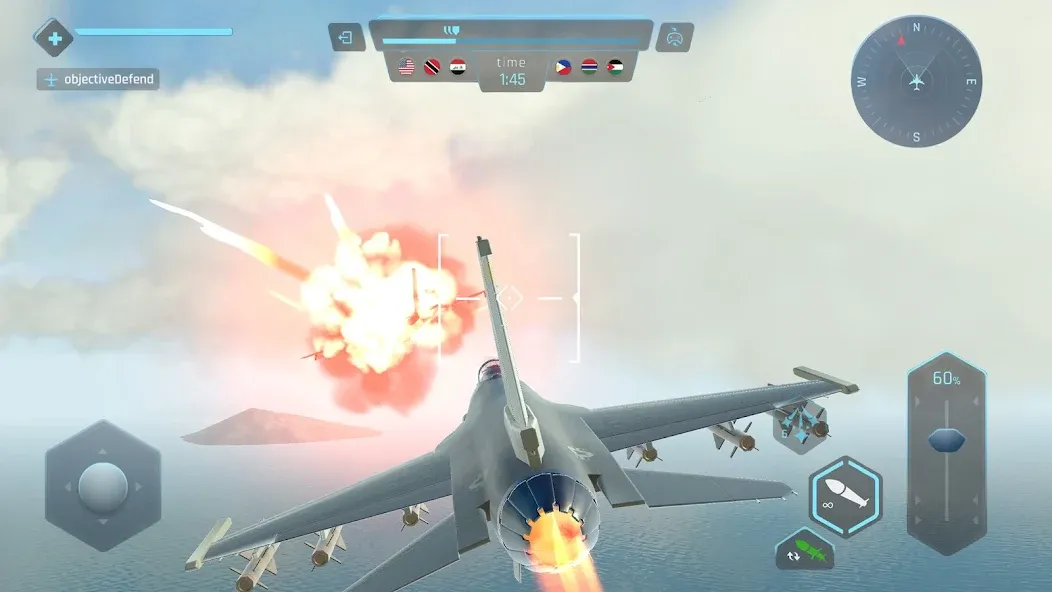 Sky Warriors: Airplane Games (Скай Ворриорс)  [МОД Все открыто] Screenshot 5