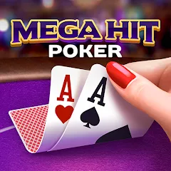 Скачать взлом Mega Hit Poker: Texas Holdem (Мега Хит Покер)  [МОД Unlocked] - последняя версия apk на Андроид