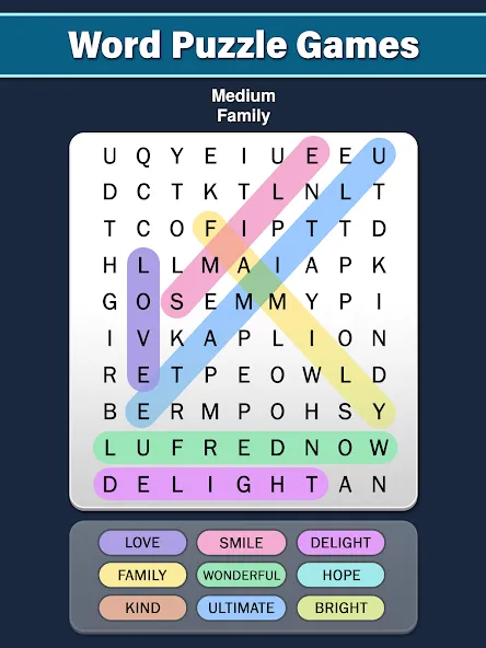 Word Search: Word Find (Ворд Срч)  [МОД Menu] Screenshot 5